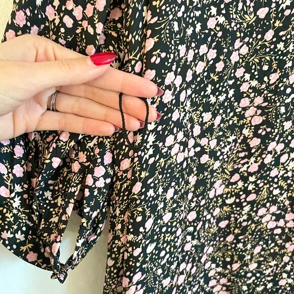 J. Crew - Long Sleeve Shirtdress in Fall Garden Floral - Picture 6 of 10